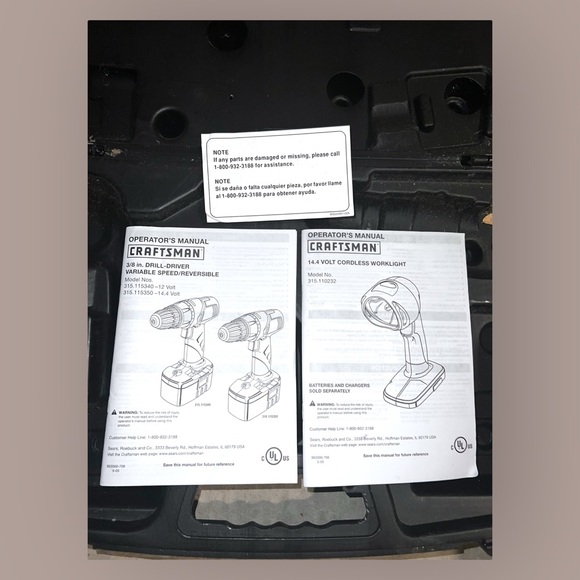 Craftsman Drill & Work Light Carrying Case Only - Picture 6 of 12
